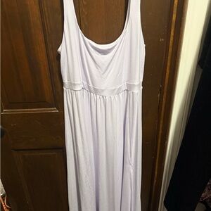 Aritzia Lavender Sleeveless Maxi Dress
